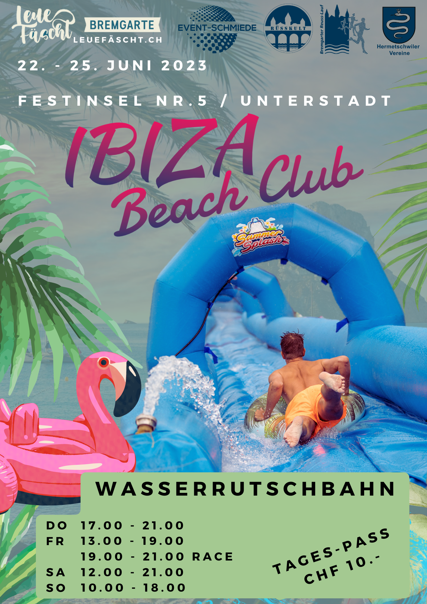 Ibiza Rutsche Betriebszeiten